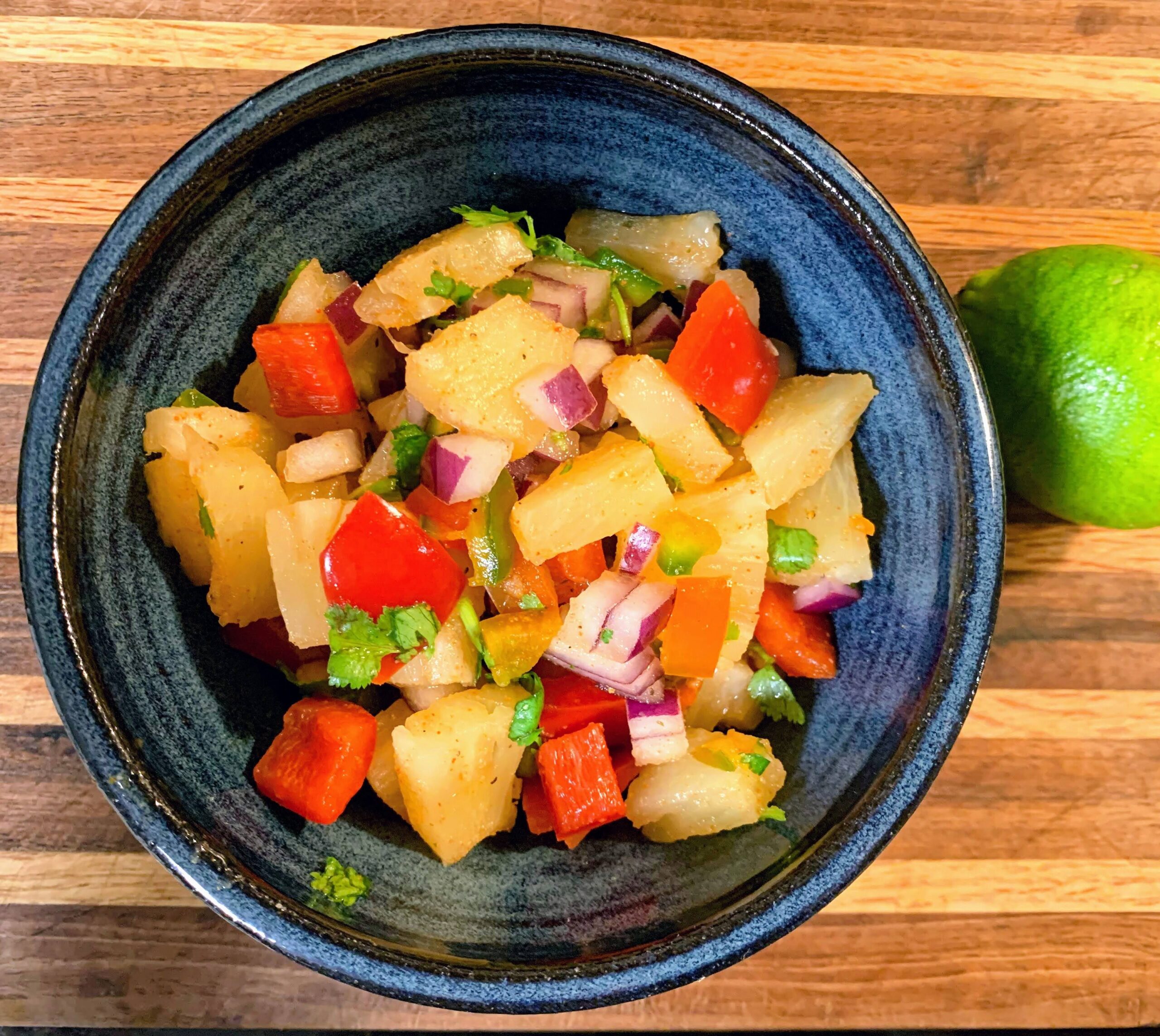 Pineapple taco salsa